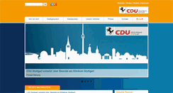 Desktop Screenshot of cdu-stuttgart.de